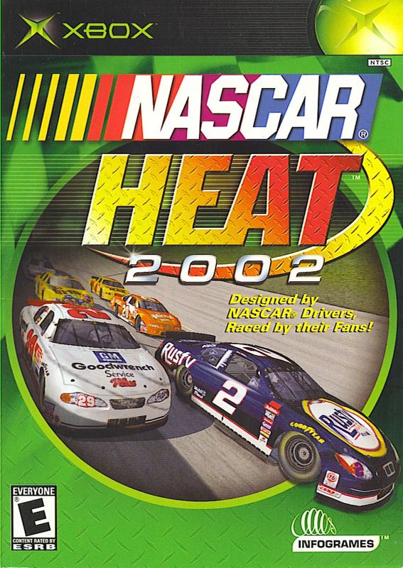 NASCAR Heat 2002 box art for Xbox